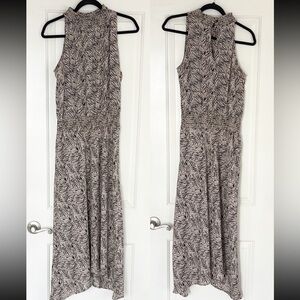 Veronica M Zebra Print high neck dress